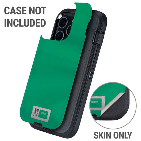 Saudi Arabia Soccer Flag Otterbox Defender iPhone Skin